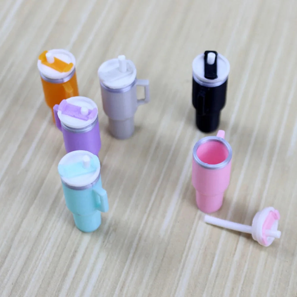 Miniature Insulated Cup Set (1:12 Scale) – 10PCS