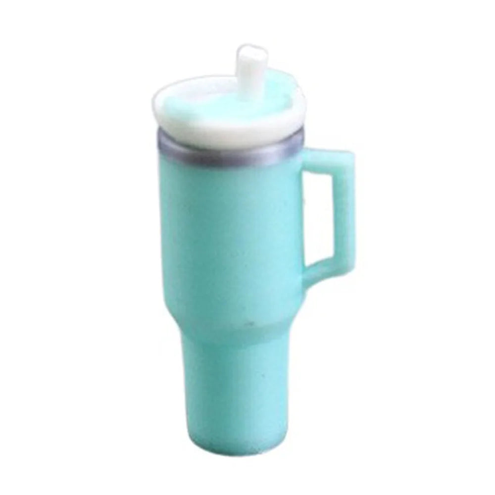 Miniature Insulated Cup Set (1:12 Scale) – 10PCS Green