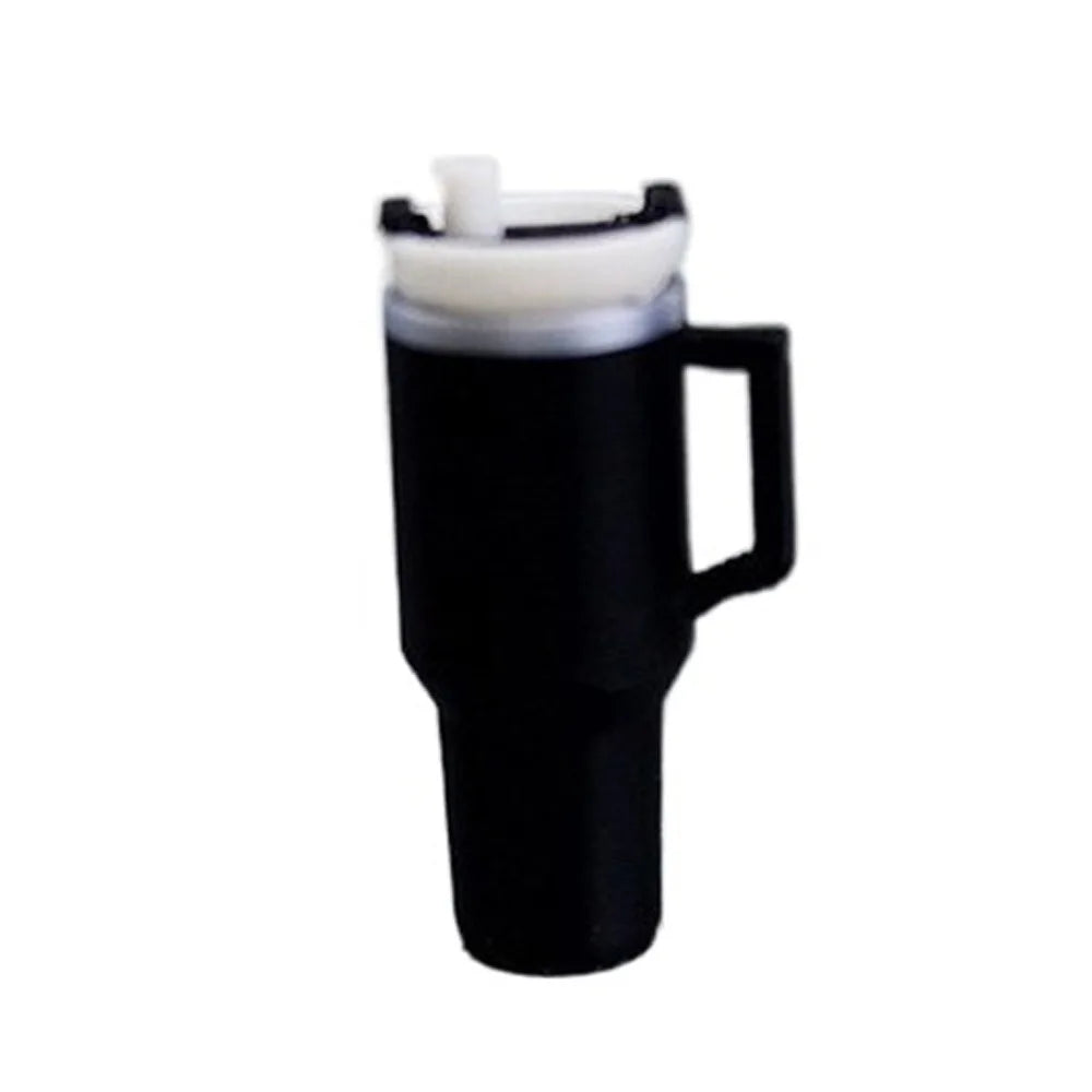 Miniature Insulated Cup Set (1:12 Scale) – 10PCS Black