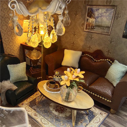 Modern Loft European DIY DollHouse KitBook Nook Kit Australia