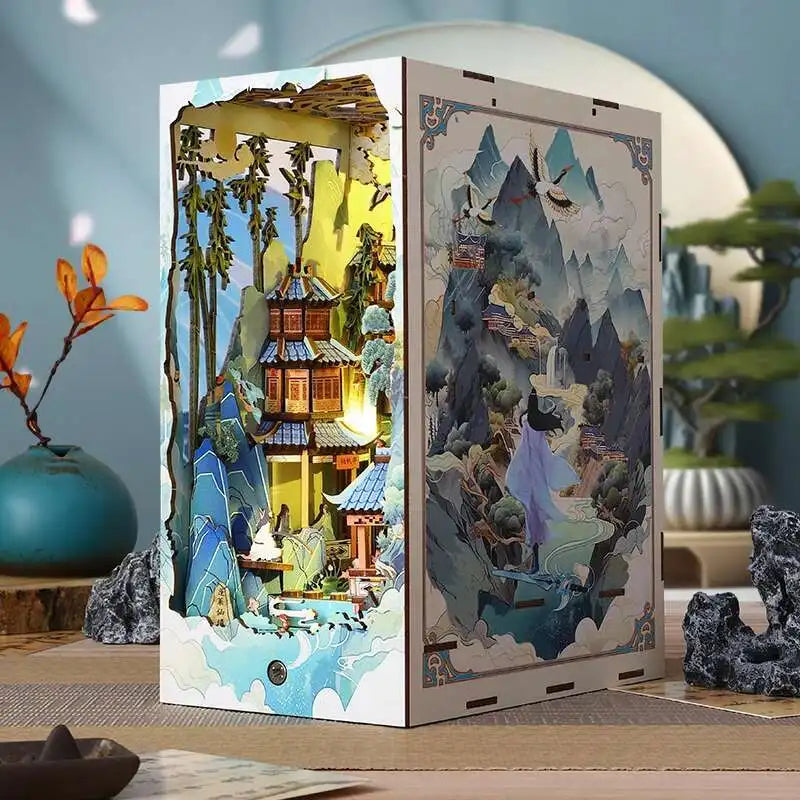 Penglai Wonderland Book Nook – Mystical Chinese Fantasy DIY Kit