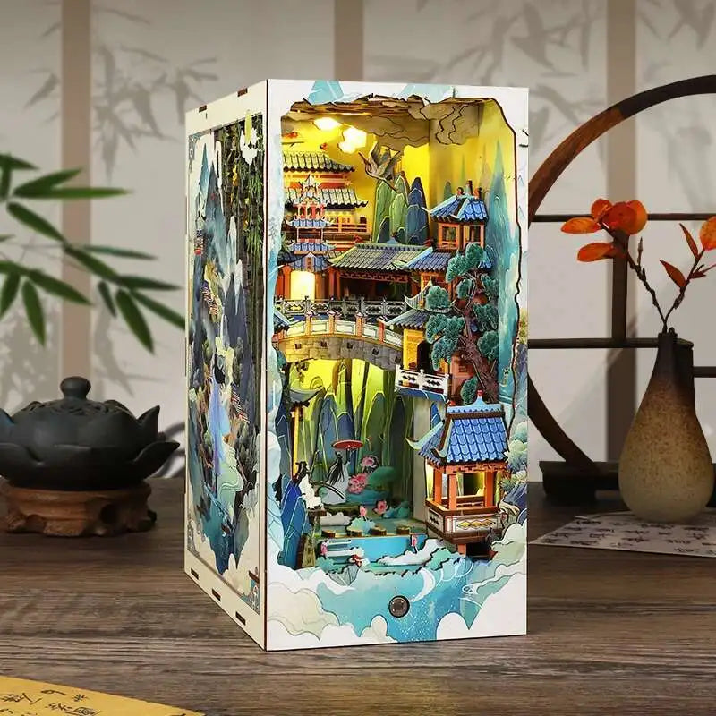 Penglai Wonderland Book Nook – Mystical Chinese Fantasy DIY Kit