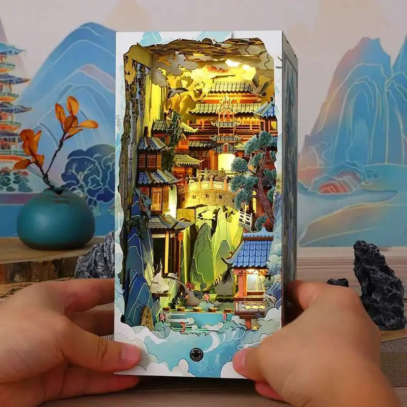 Penglai Wonderland Book Nook – Mystical Chinese Fantasy DIY Kit