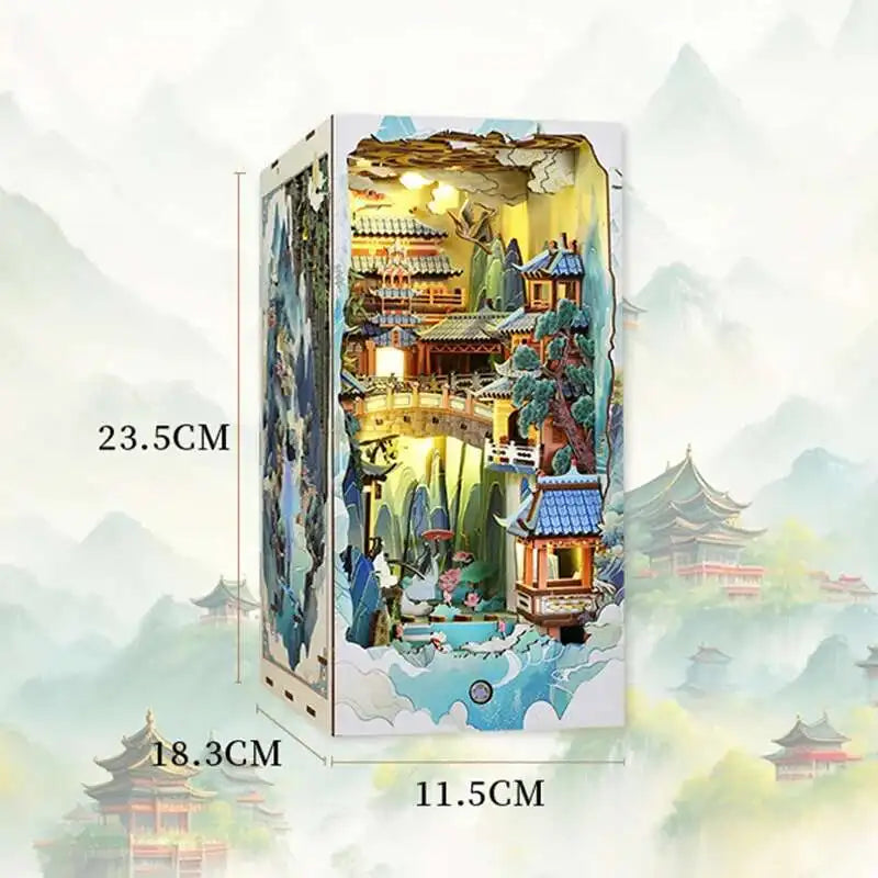 Penglai Wonderland Book Nook – Mystical Chinese Fantasy DIY Kit