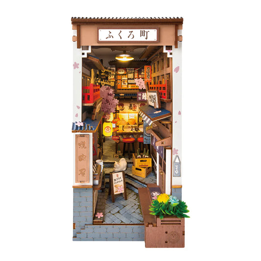 Robotime Rolife Sakura Wine Alley DIY Book Nook KitBook Nook Kit Australia