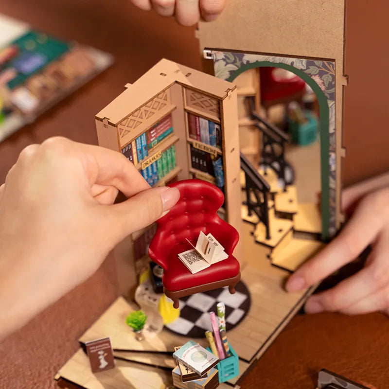 Robotime Rolife Shakespeare and Company DIY Book Nook KitBook Nook Kit Australia