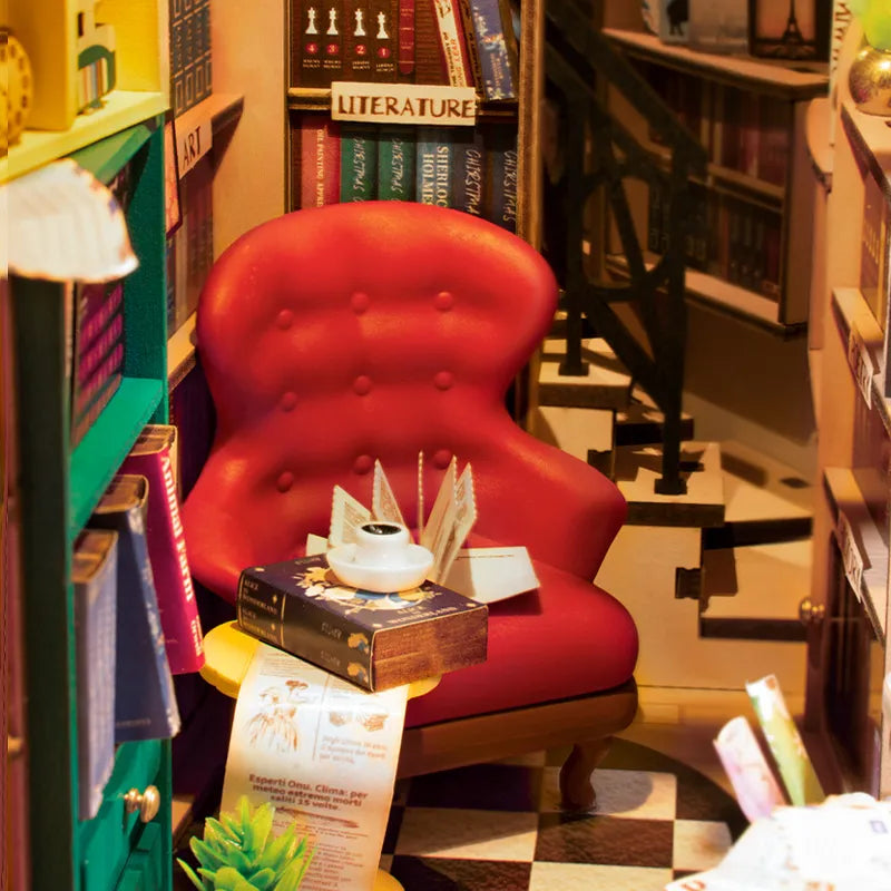 Robotime Rolife Shakespeare and Company DIY Book Nook KitBook Nook Kit Australia