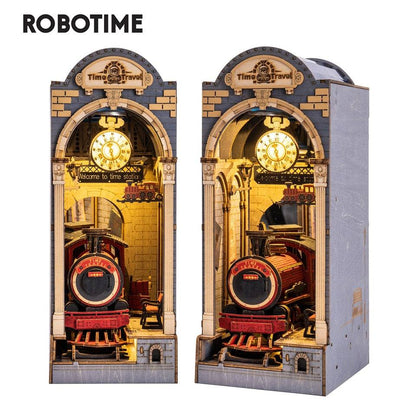 Robotime Rolife Time Travel DIY Book Nook KitBook Nook Kit Australia