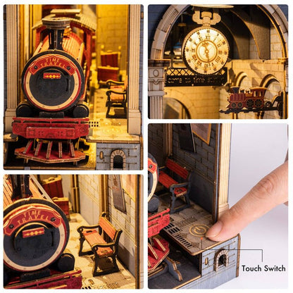 Robotime Rolife Time Travel DIY Book Nook KitBook Nook Kit Australia