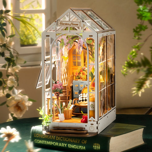 Rolife Garden House DIY Book Nook KitBook Nook Kit Australia