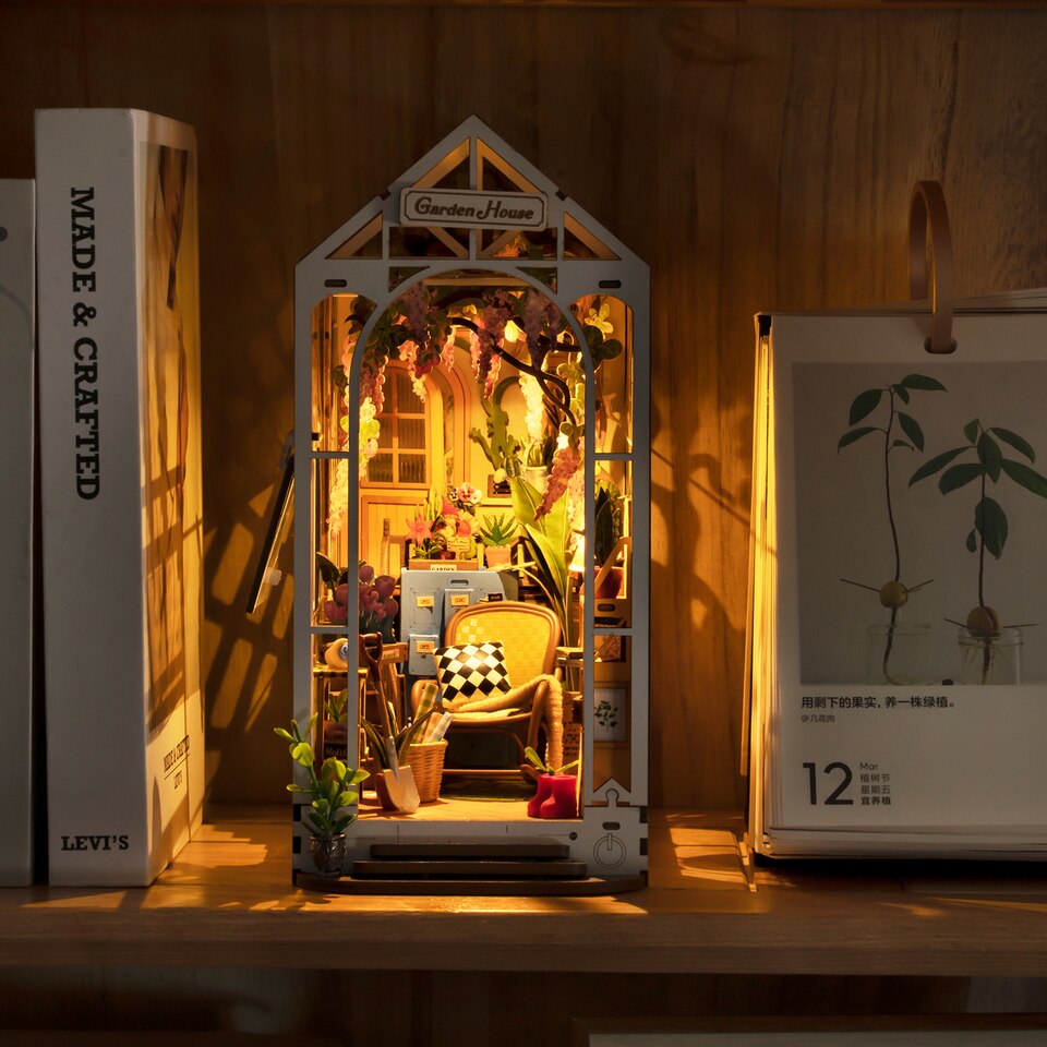Rolife Garden House DIY Book Nook KitBook Nook Kit Australia