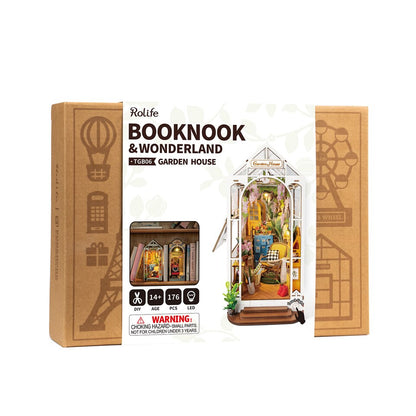 Rolife Garden House DIY Book Nook KitBook Nook Kit Australia
