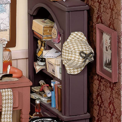 Rolife Mose's Detective Agency DIY Dollhouse KitBook Nook Kit Australia