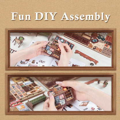 Corner Coffee Shop DIY Book Nook Kit - Image 6