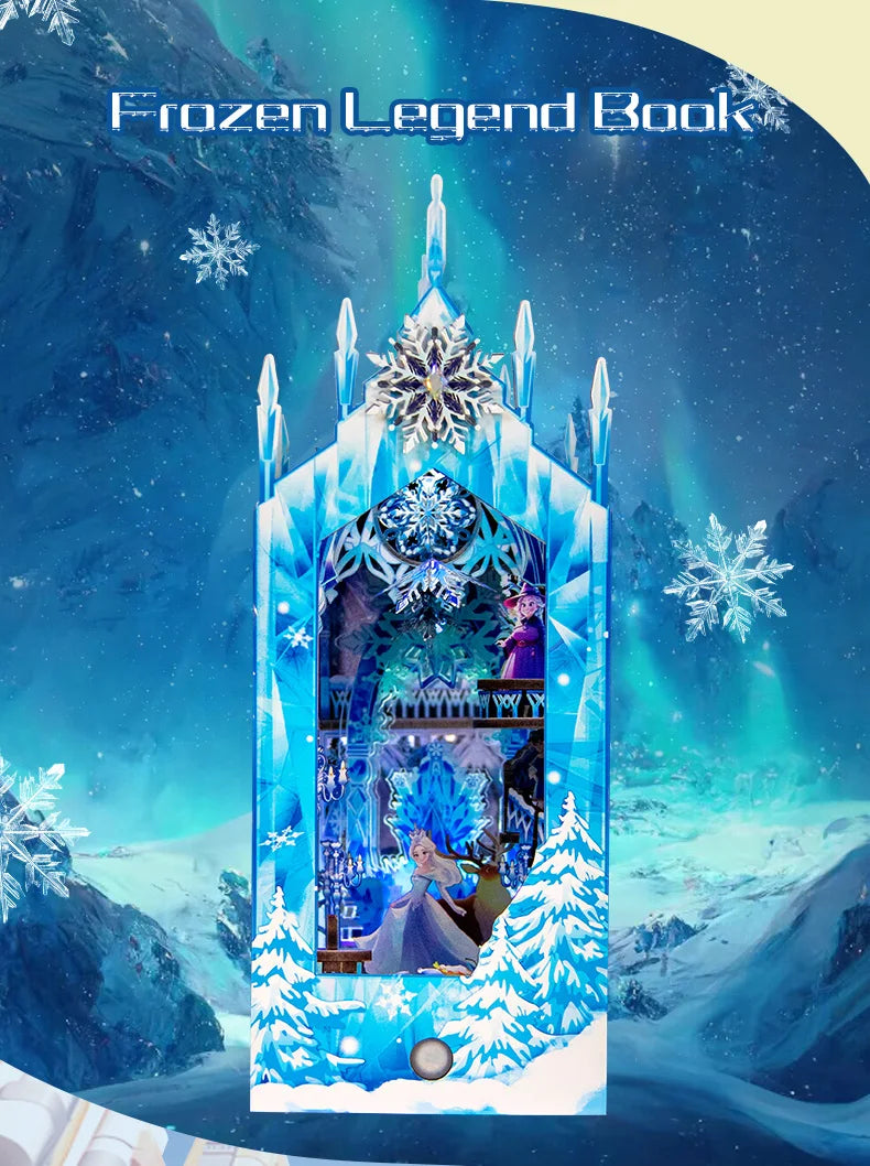 DIY Handmade Bookshelves Wooden Puzzle Model, Animal Panda/Castle/Princess Series Style 3D Puzzle Bookshelves Decorate Christmas Book Nook Kit Australia