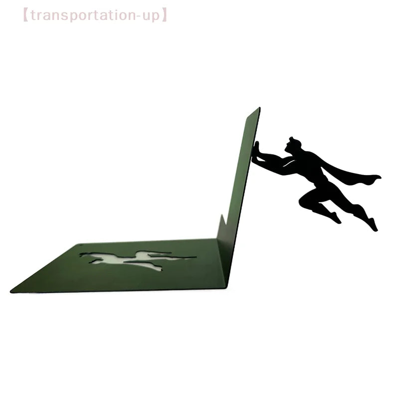 Superhero Metal Bookend Figurine – Desktop Book Storage