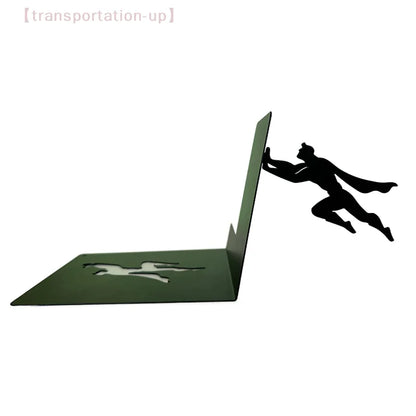 Superhero Metal Bookend Figurine – Desktop Book Storage