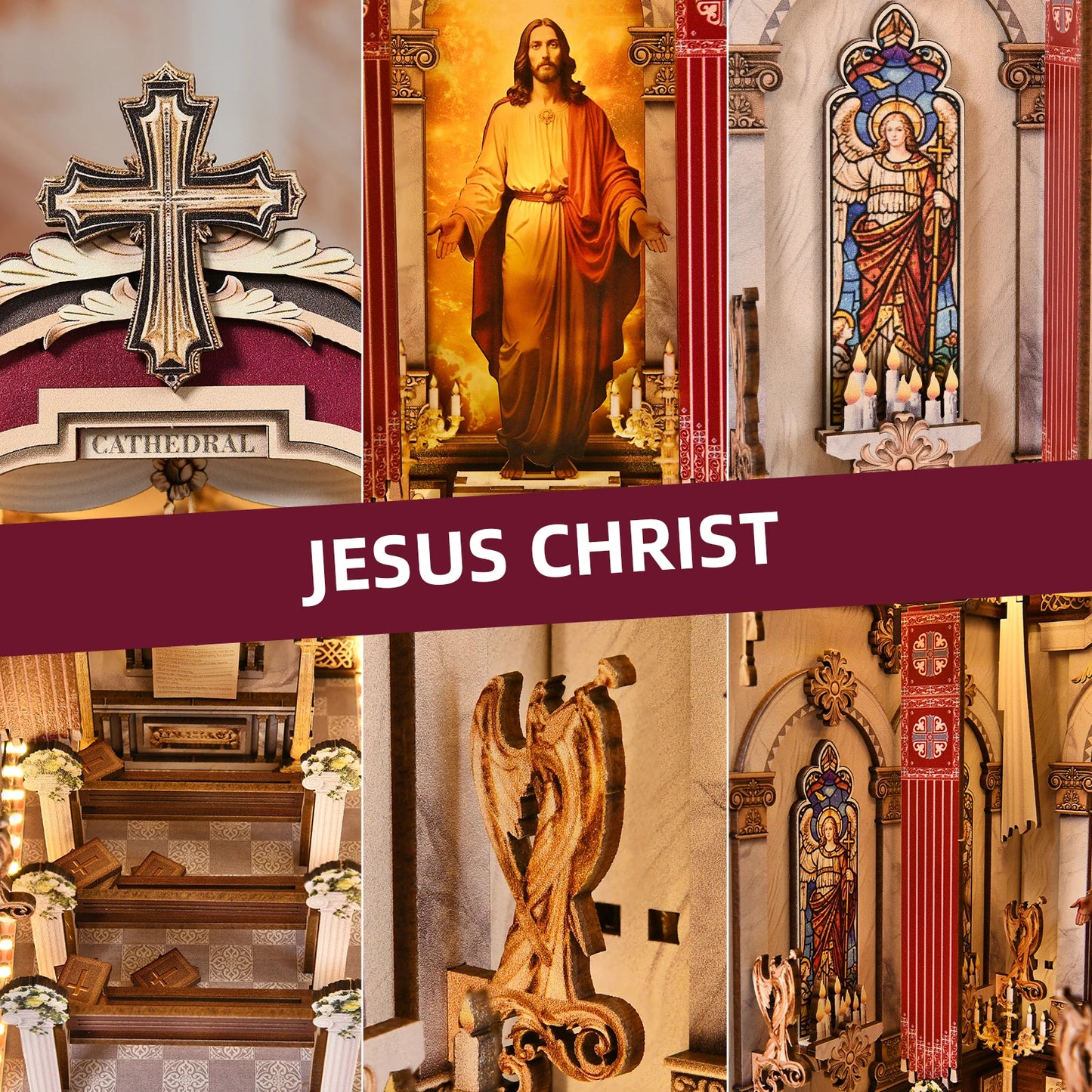 Cathedral DIY Book Nook Kit Book Nook Kit Australia