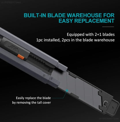 Xiaomi JimiHome Pocket Utility Knife – Carbon Steel Blade with Safety Lock for DIY & Crafts