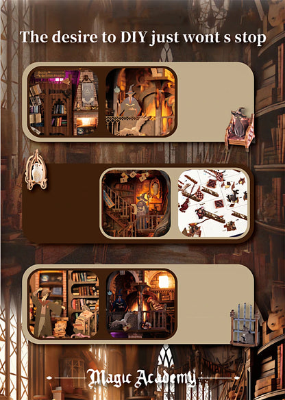 YQ-04-S DIY Miniature House Kit Book Nook Kit Australia