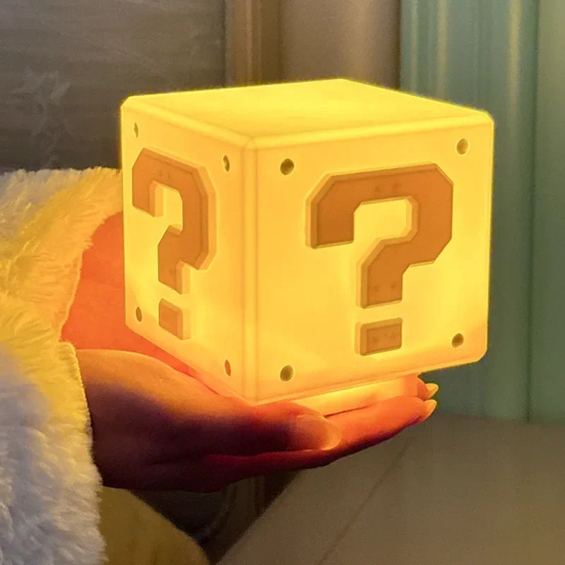 Super Mario Question Mark Block LED Light