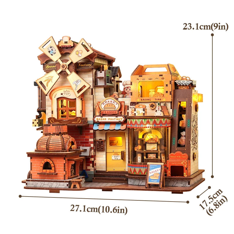 Mechanical Factory Music Box Wooden Puzzle - Image 7