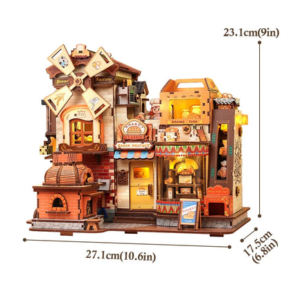 Mechanical Factory Music Box Wooden Puzzle - Image 7