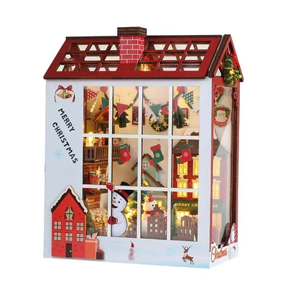 Christmas Window House DIY book nook kit - view 4