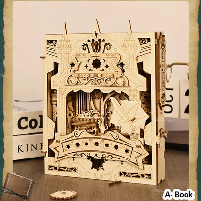 Book of Secrets DIY Miniature House Kit - Side View