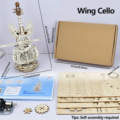 Cello Violin Music Box Kit - Image 7