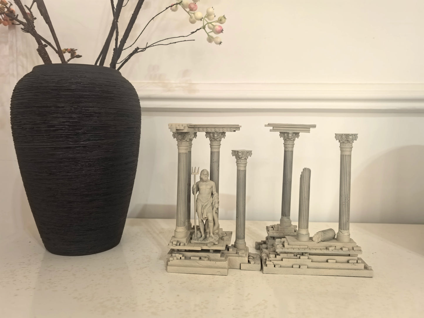 Retro Roman Architecture Resin Figurine – LTCP-407 Series