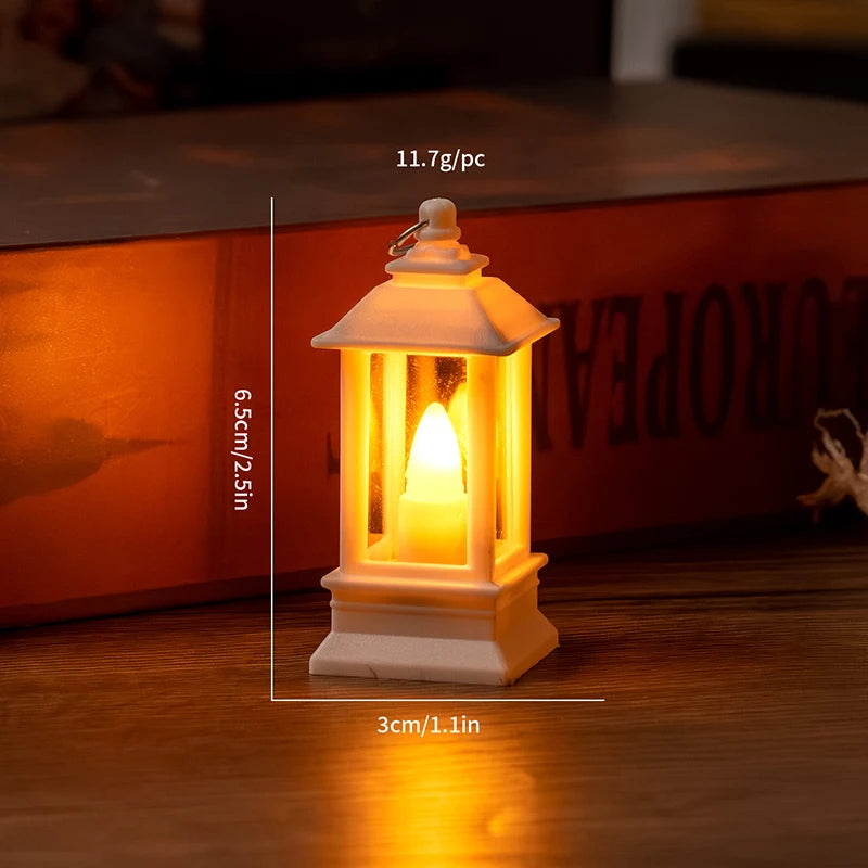 Mini Led Retro Glowing Pony Lantern Simulation Cande Light Night Light Dollhouse Miniature Kerosen Lamp Home Decor Toy Book Nook Kit Australia