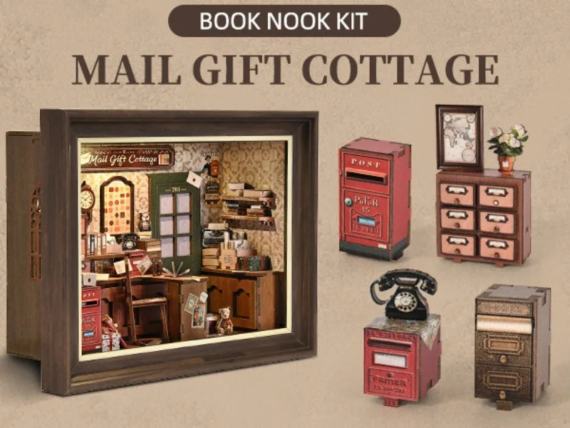 Mail Gift Cottage DIY Book Nook Kit Book Nook Kit Australia