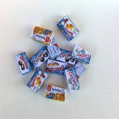 1/12 Scale Miniature Hostes,s Cakes Dollhouse Food Mini Cakes Mini Dollhouse Groceries Mini Doll Food Diorama and Snack Cake Book Nook Kit Australia