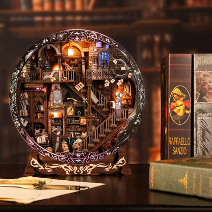 YQ-04-S DIY Miniature House Kit Book Nook Kit Australia