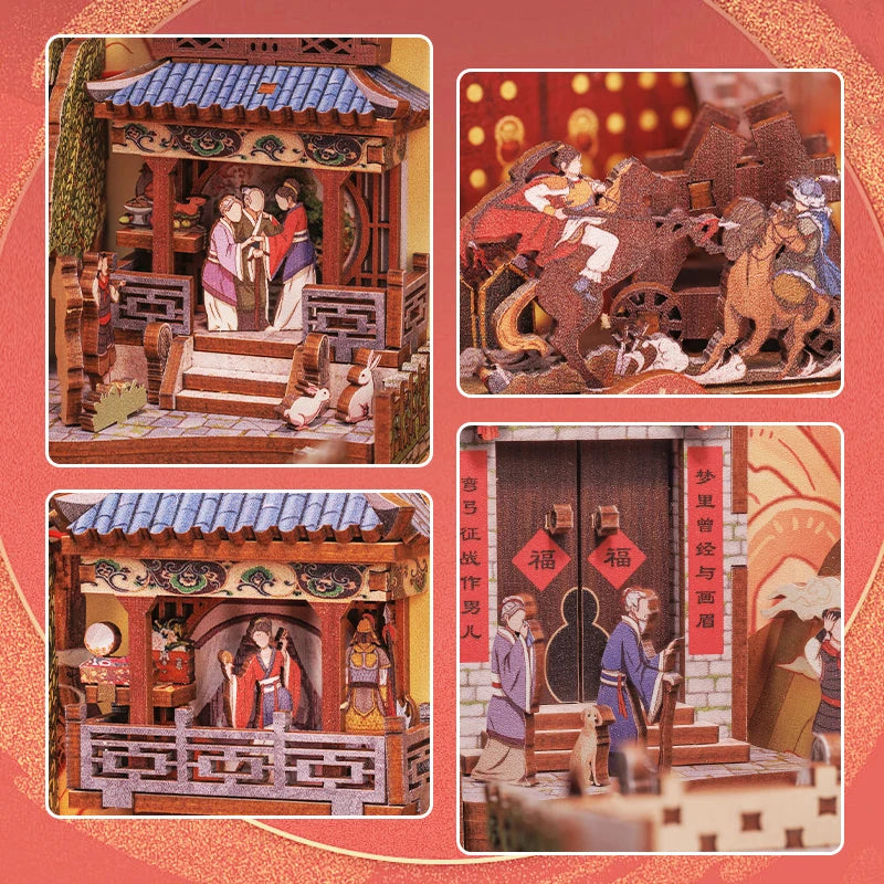 the Legend of Mulan DIY Book Nook Kit Book Nook Kit Australia