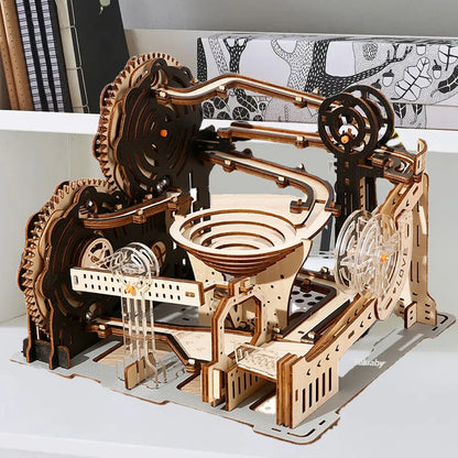 Marble Run 3D Wooden Puzzle - Side View