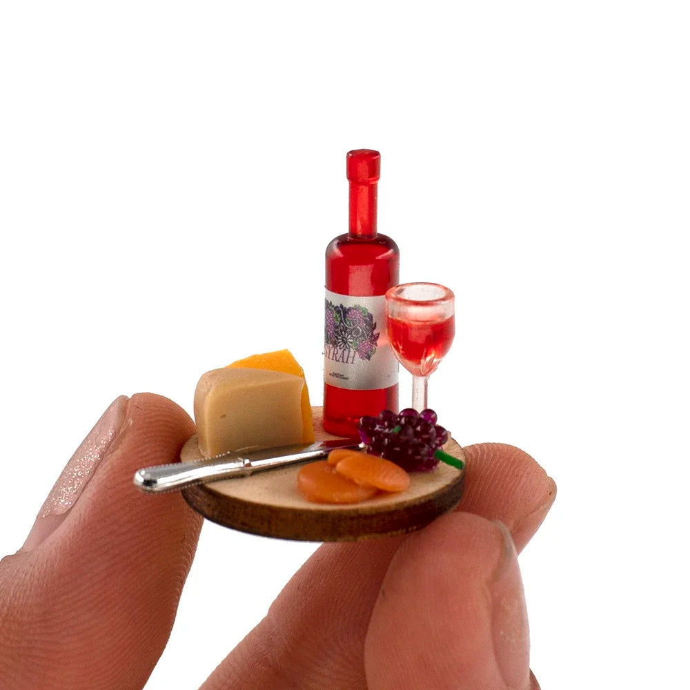 Cake Wine Dish Miniature Accessory