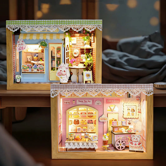 Dessert Store DIY Miniature House Kit - Book Nook Kit Australia