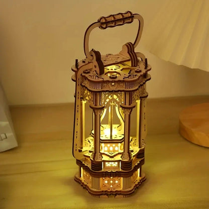 Tang lantern 3D Wooden Puzzle, Scale Model,DIY Model Kit, Handcraft Gift,Home Decoration,Mechanical Model Kit, Building Toy -