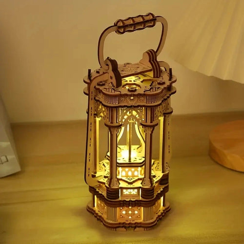 Tang lantern 3D Wooden Puzzle, Scale Model,DIY Model Kit, Handcraft Gift,Home Decoration,Mechanical Model Kit, Building Toy -
