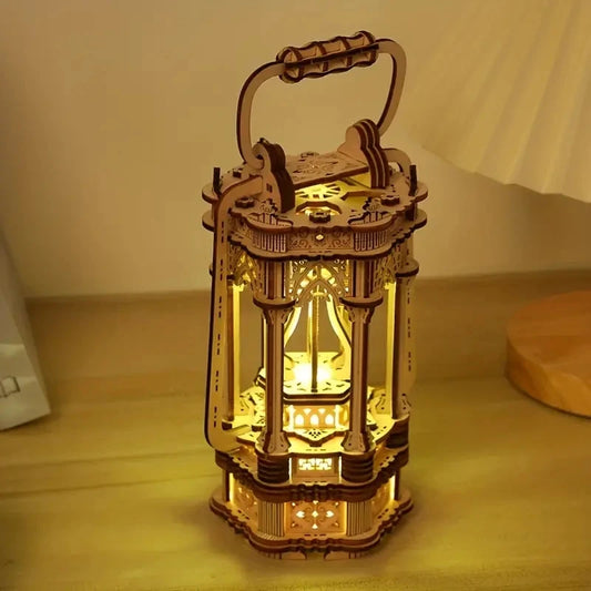 Tang lantern 3D Wooden Puzzle, Scale Model,DIY Model Kit, Handcraft Gift,Home Decoration,Mechanical Model Kit, Building Toy -