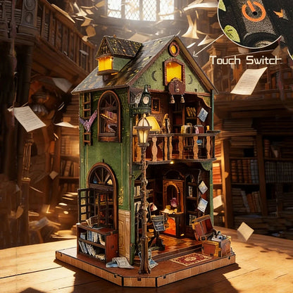 Owl Library DIY Miniature House Kit - Detail