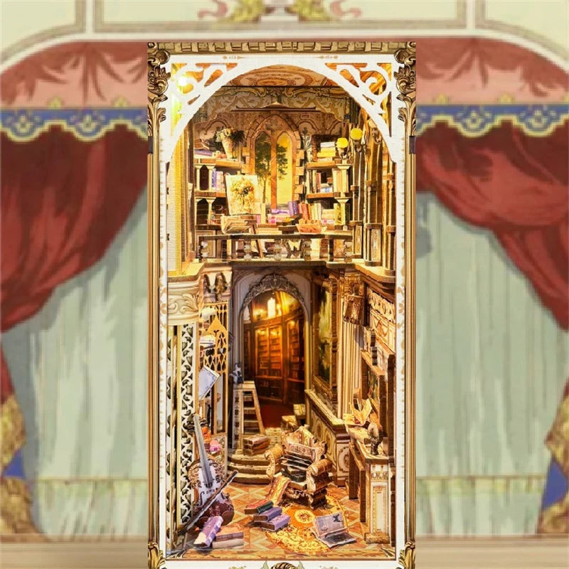 Baroque Dreams DIY book nook kit with ornate gilded architecture - view 4