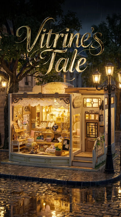 DIY Wooden Jewelry Store Casa Miniature Model Kits With Furniture LED Lights Dollhouse for Friends Birthday Gifts Book Nook Kit Australia