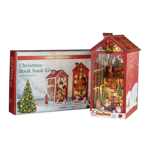 Christmas Window House DIY book nook kit