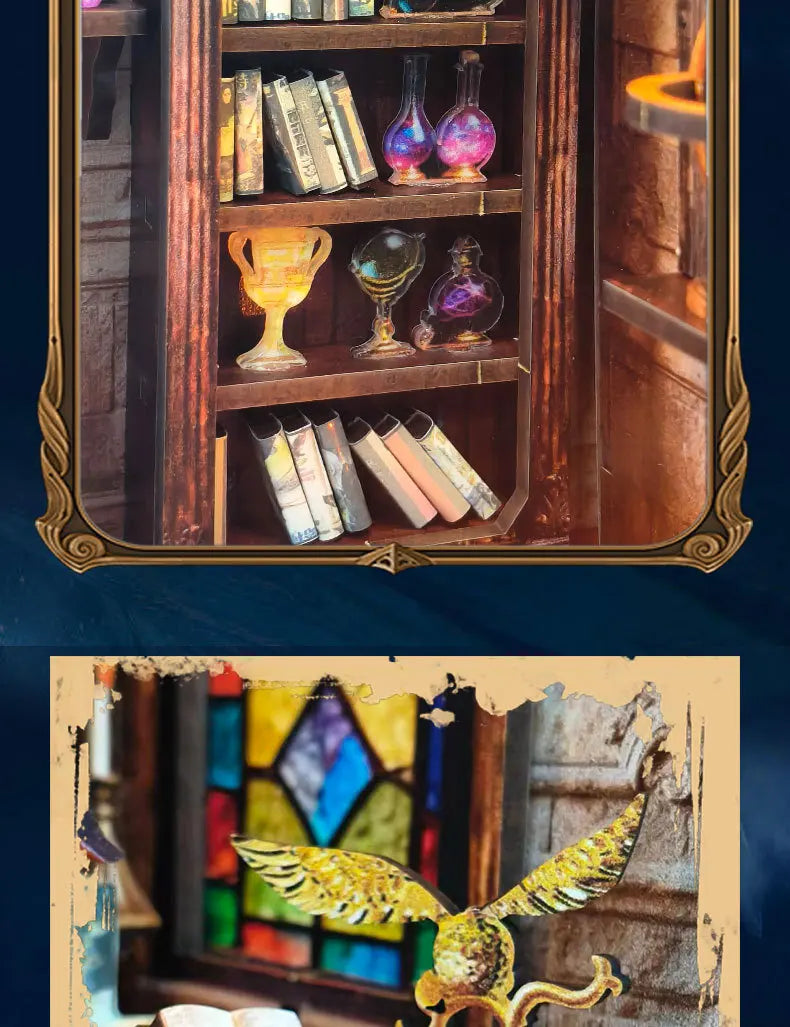 XY-B02 DIY Miniature House Kit Book Nook Kit Australia