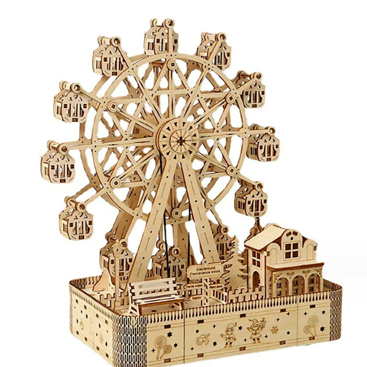 Ferris Wheel 3D Wooden Puzzle - Image 5
