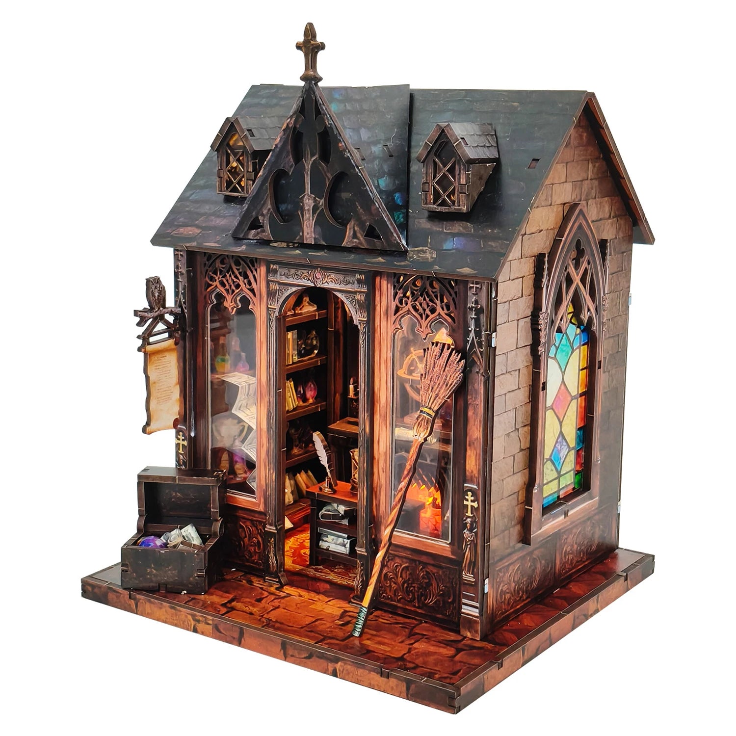 XY-B02 DIY Miniature House Kit Book Nook Kit Australia