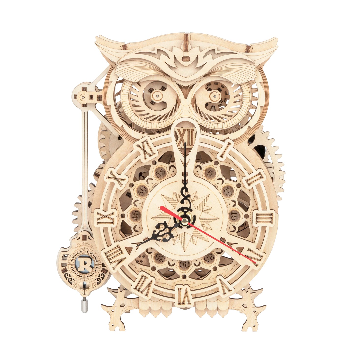 Robotime Rokr 3D Owl Desk Clock Kit LK503